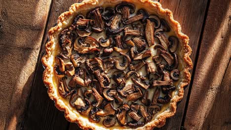 pilz-tart-rezept: eine leckere und leichte salzige tarte