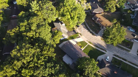 tilt and descend over a roof in middle stages of repair