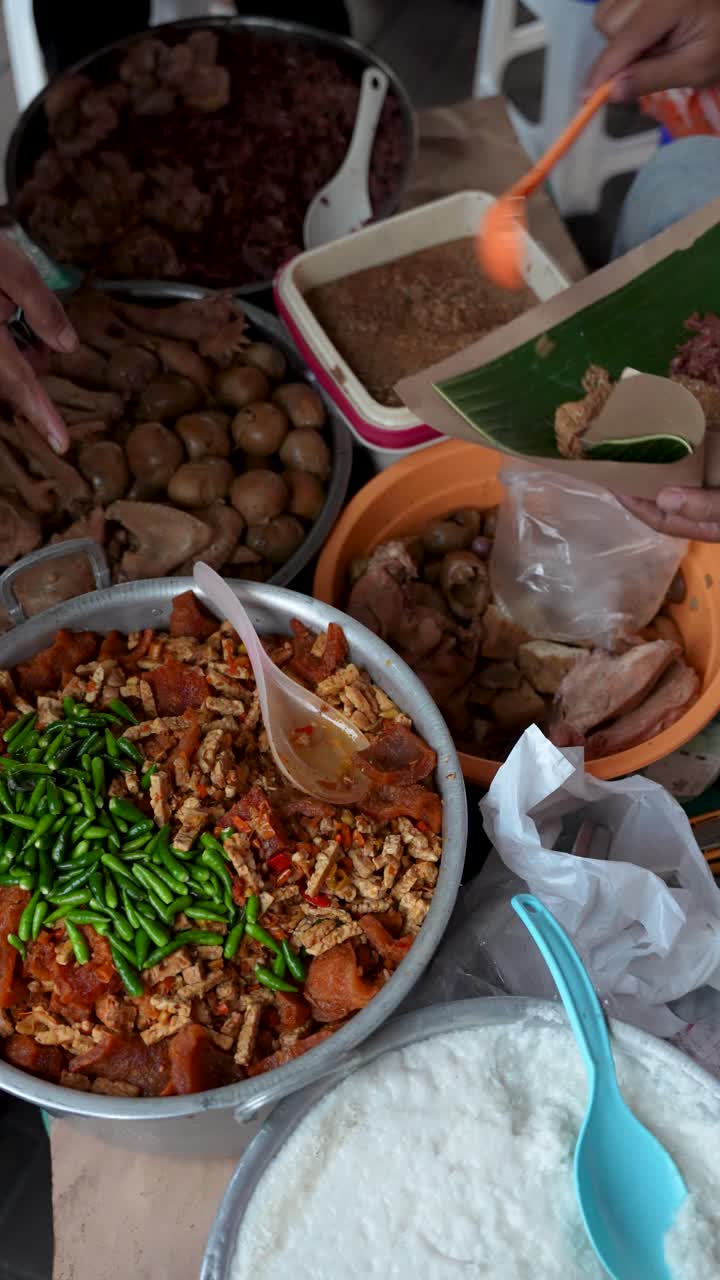 Variety of Indonesian Food