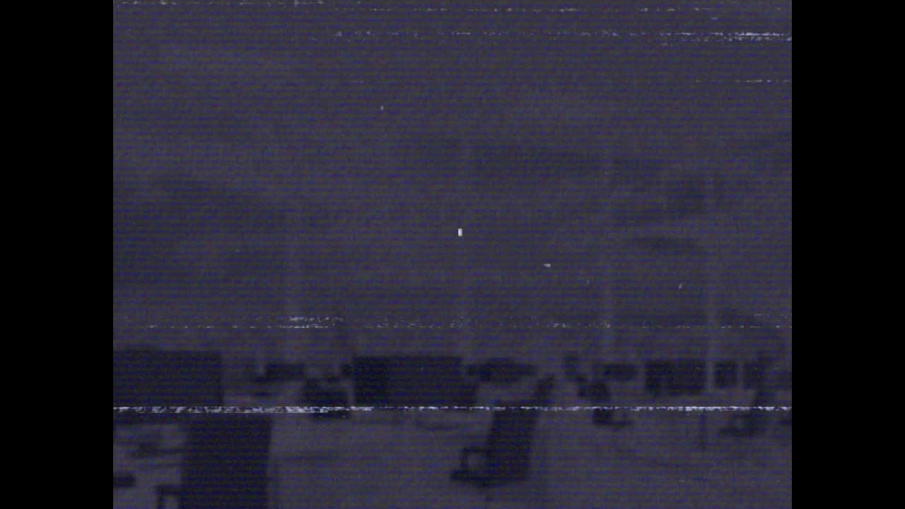 Animation of interference over empty office