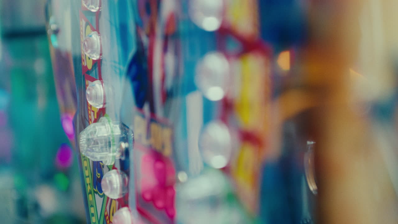 아케이드 비디오 게임 포인트의 표시 게임 보너스 게임 방 놀이 공원