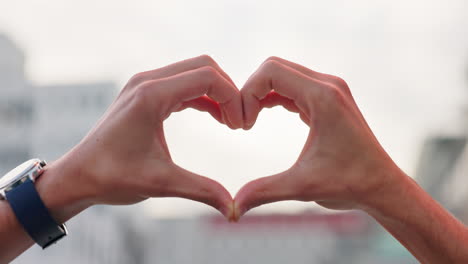 hands making a heart shape