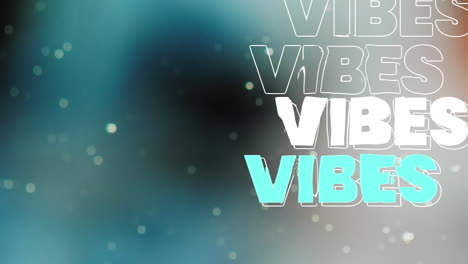 animation of vibes text over abstract liquid patterned background