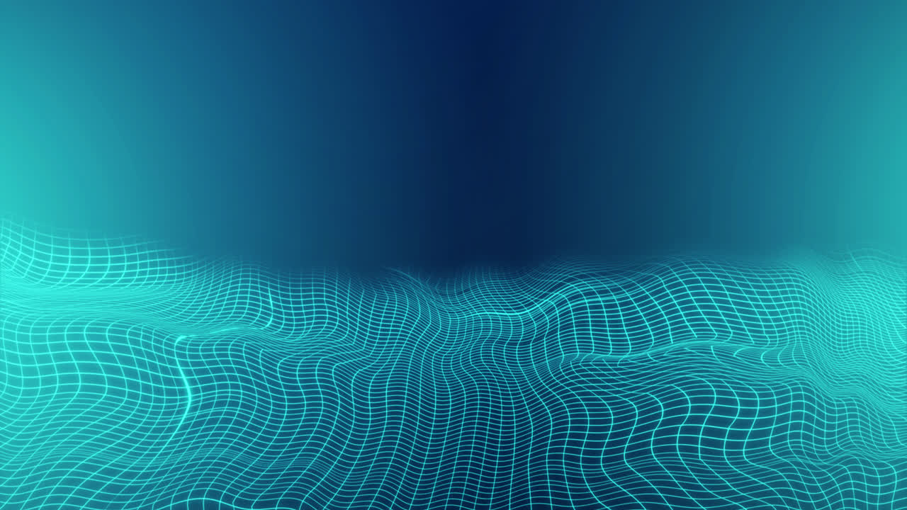Abstract Digital Waveform Grid Background