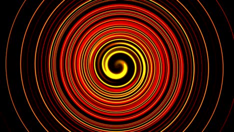 líneas giratorias y giratorias en espiral abstractas, fondo generado por computadora, fondo de renderización 3d