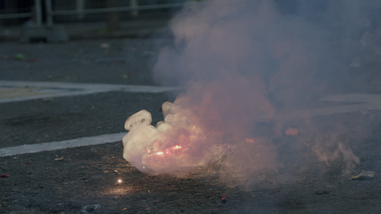 불꽃놀이는 파이아스 축제의 일부입니다.