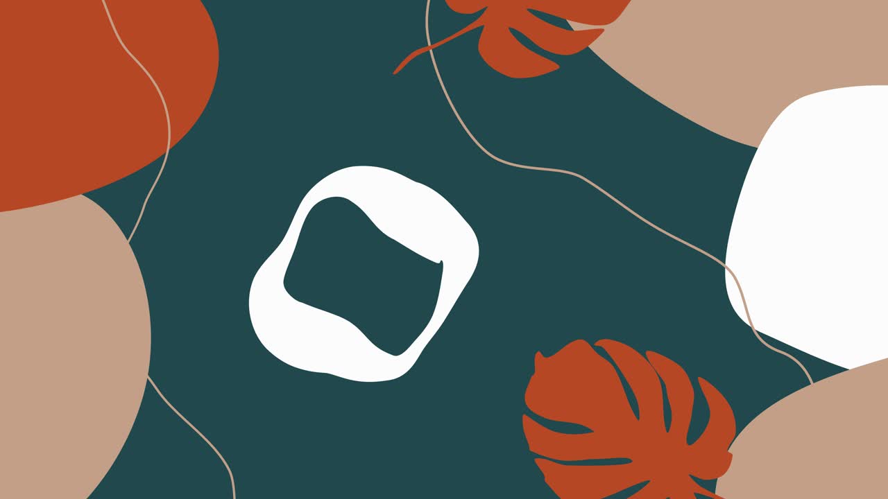 Trendy Abstract Color Elements Background