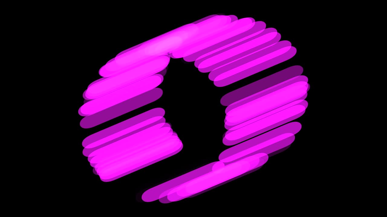 fondo negro con círculos móviles