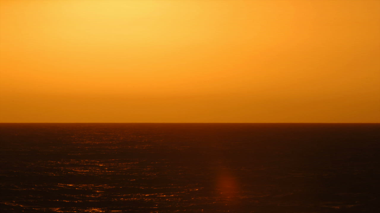 временная задержка захода солнца над океаном 1