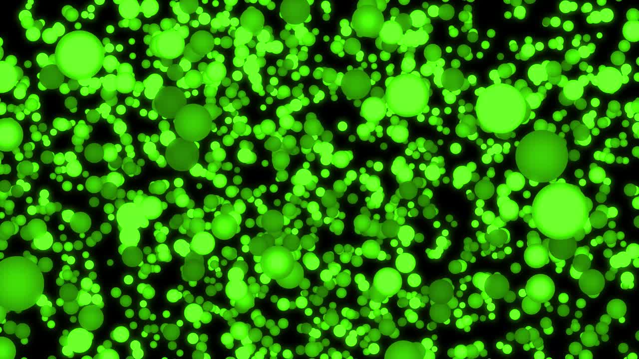 animación de bola de punto de tamaño medio en movimiento gráficos de movimiento