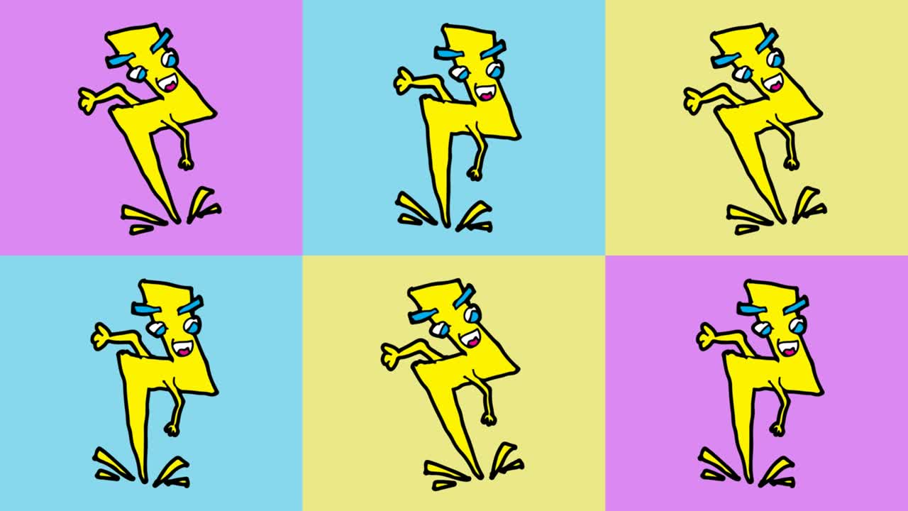 kids drawing pop art seamless background with theme of lightning