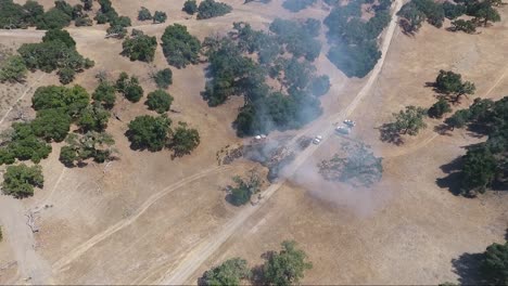 Firefighters-set-fire-to-grassland-during-a-control-burn