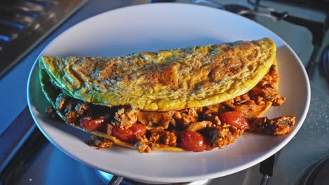 Quesadilla-Rica-En-Proteínas-Con-Relleno-De-Pavo-Molido