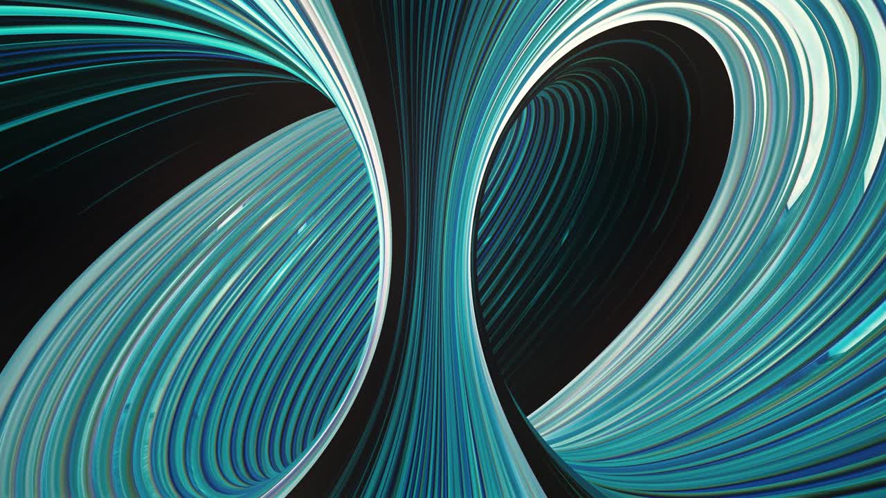 Abstract spinning lines background. 4K motion design