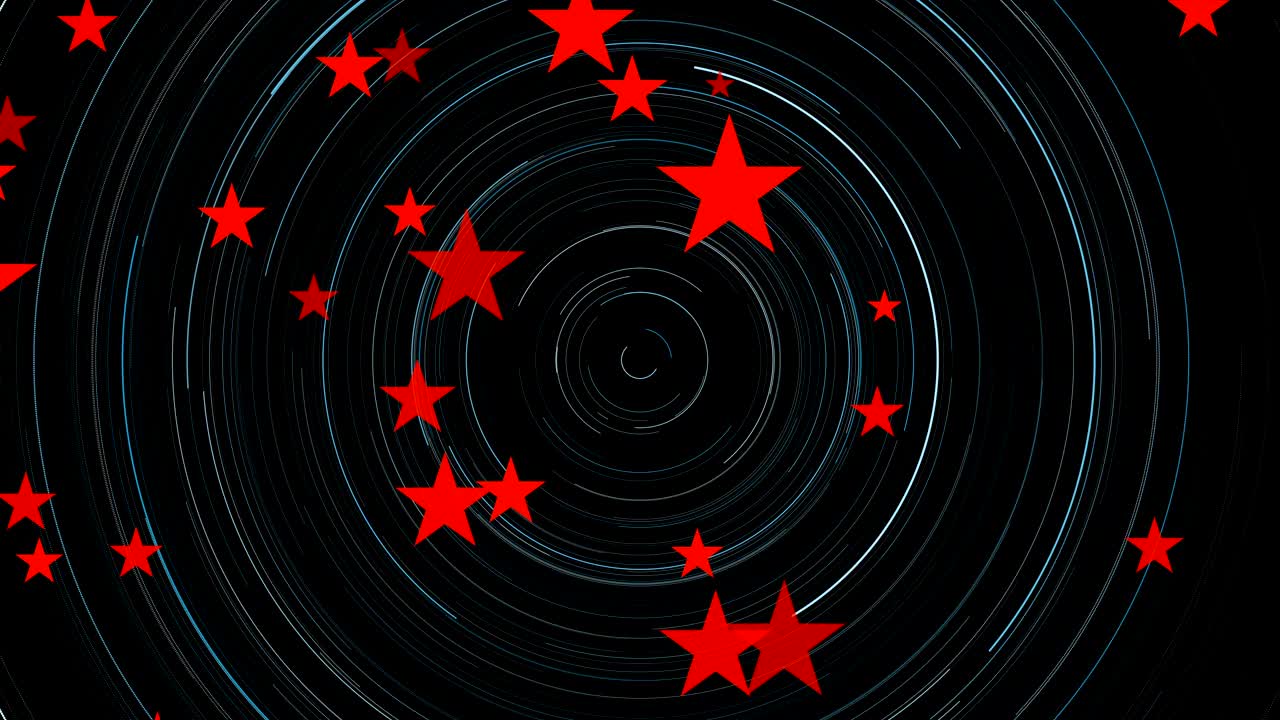 추상적인 애니메이션 스크린 세이버