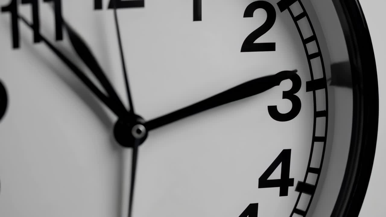 Close-up of a wall clock