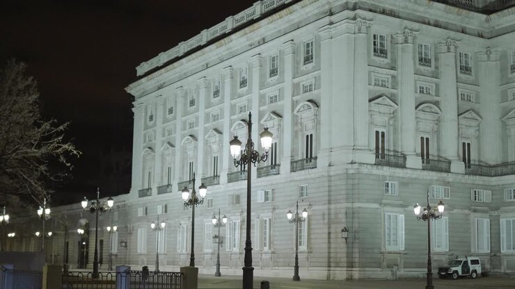Il Palazzo Reale a Madrid chiamato Palacio Real