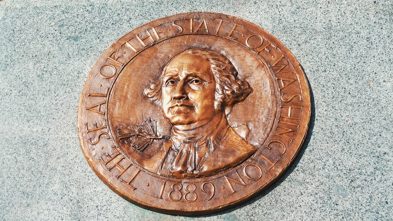 워싱턴 주 봉인 1889년