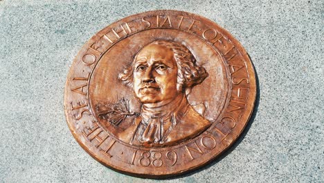 sello del estado de washington, 1889.