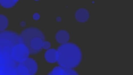 Animation-fly-abstract-blue-bokeh-and-particles