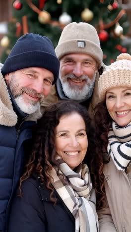 a group of people are smiling and posing for a picture