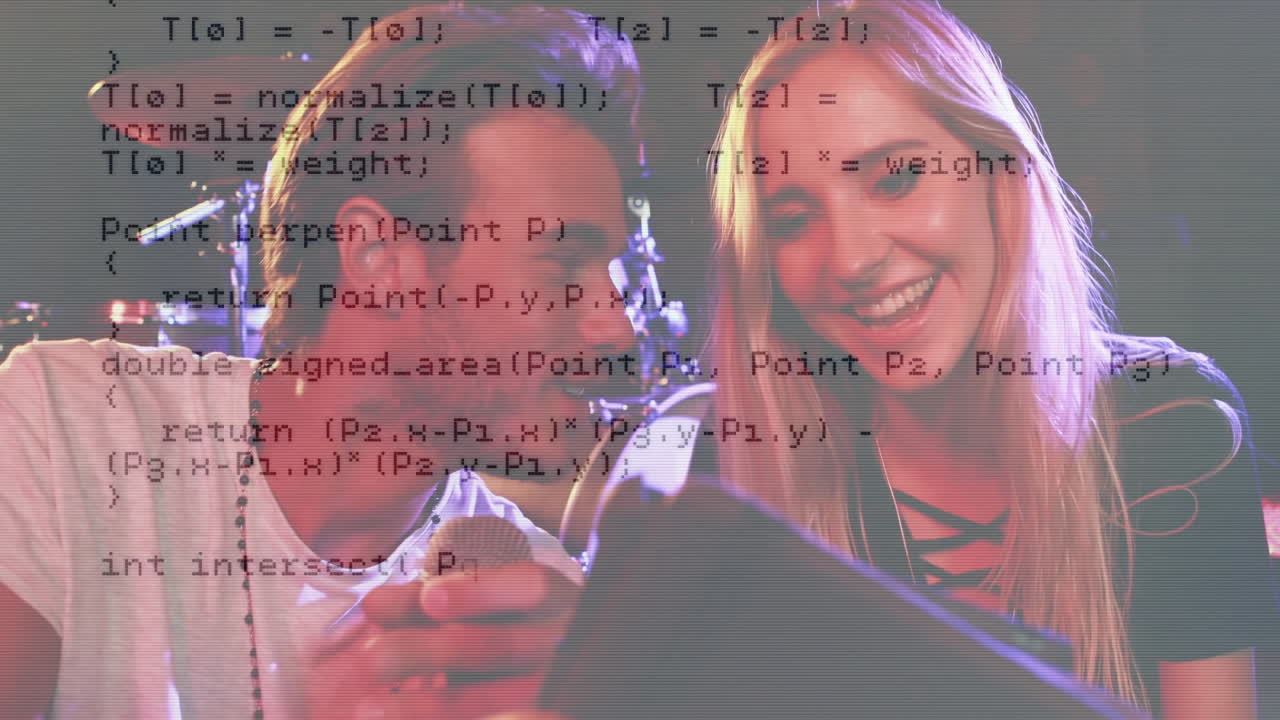 셀피를 찍는 사람, 프로그래밍 코드 애니메이션 오버레이