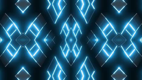 patrón geométrico de neón abstracto
