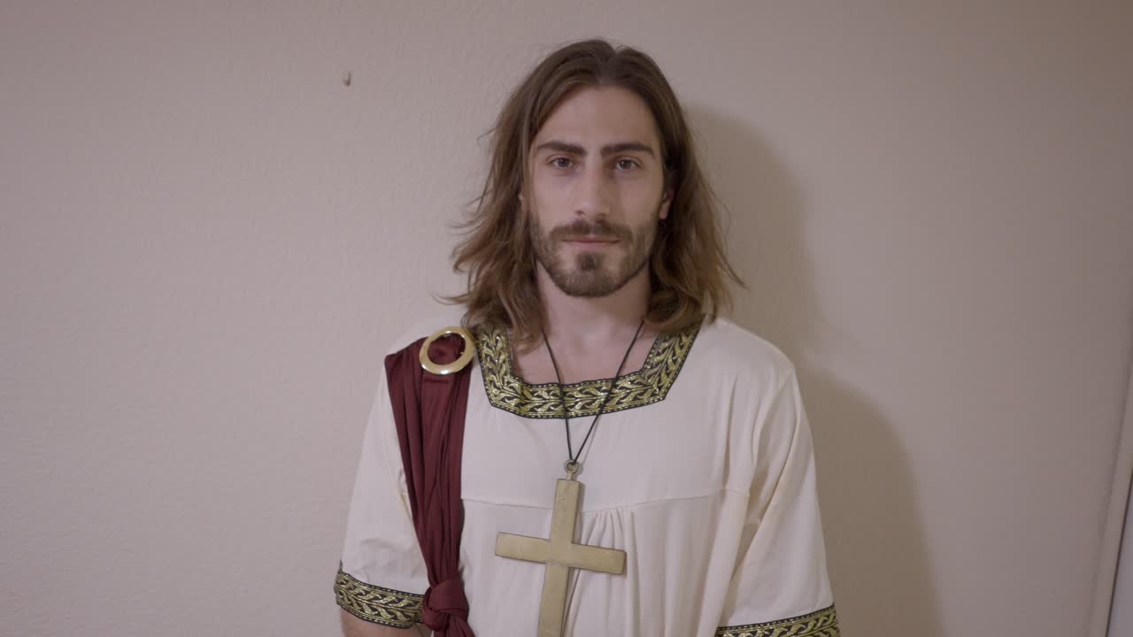 Man in Jesus Costume