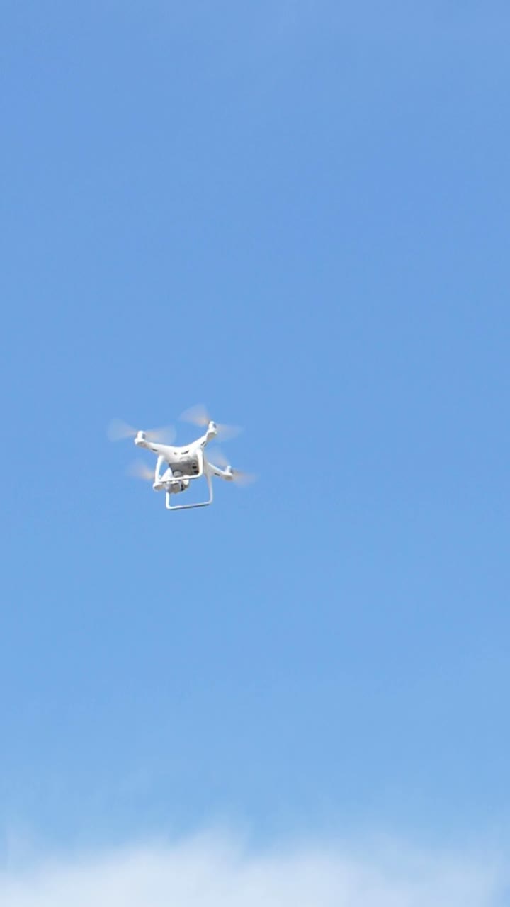 Drone in the Blue Sky