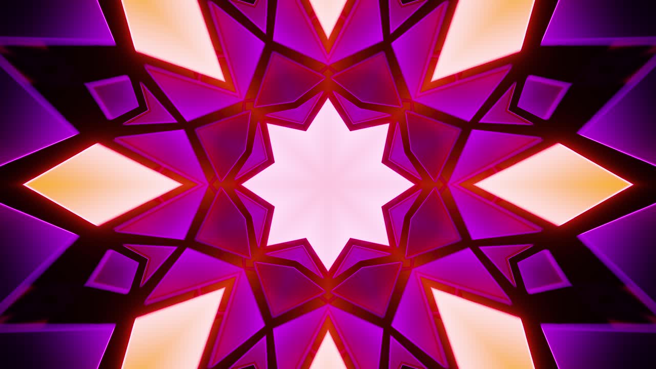 Fondo animado de neón morado en bucle VJ. Animación en bucle infinito