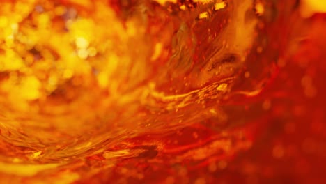 abstract orange liquid wave