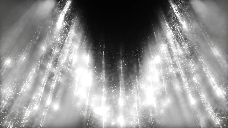 White Gray Dust Particles