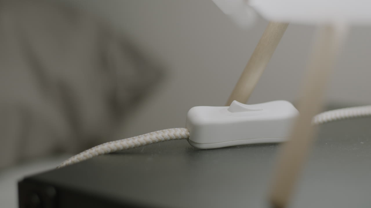 Dark room lamp detail