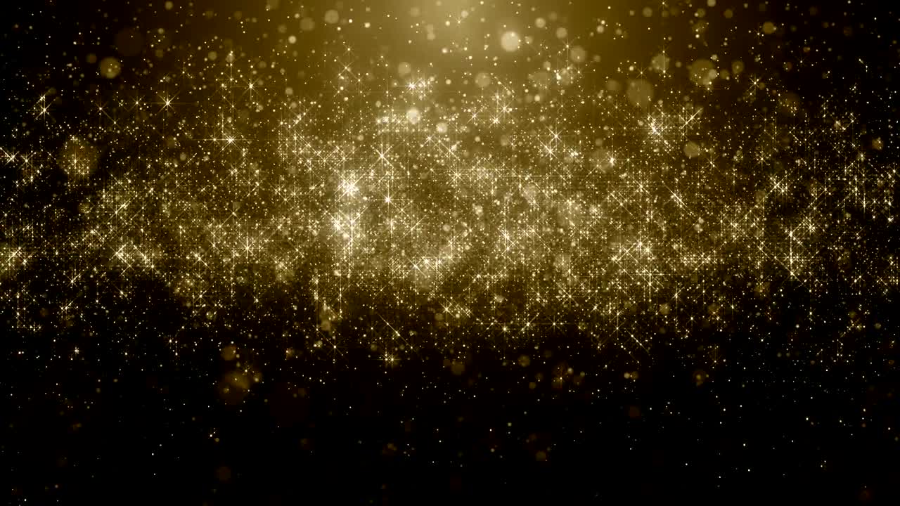 입자 금 반이는 보케상 먼지 추상적인 배경 루프