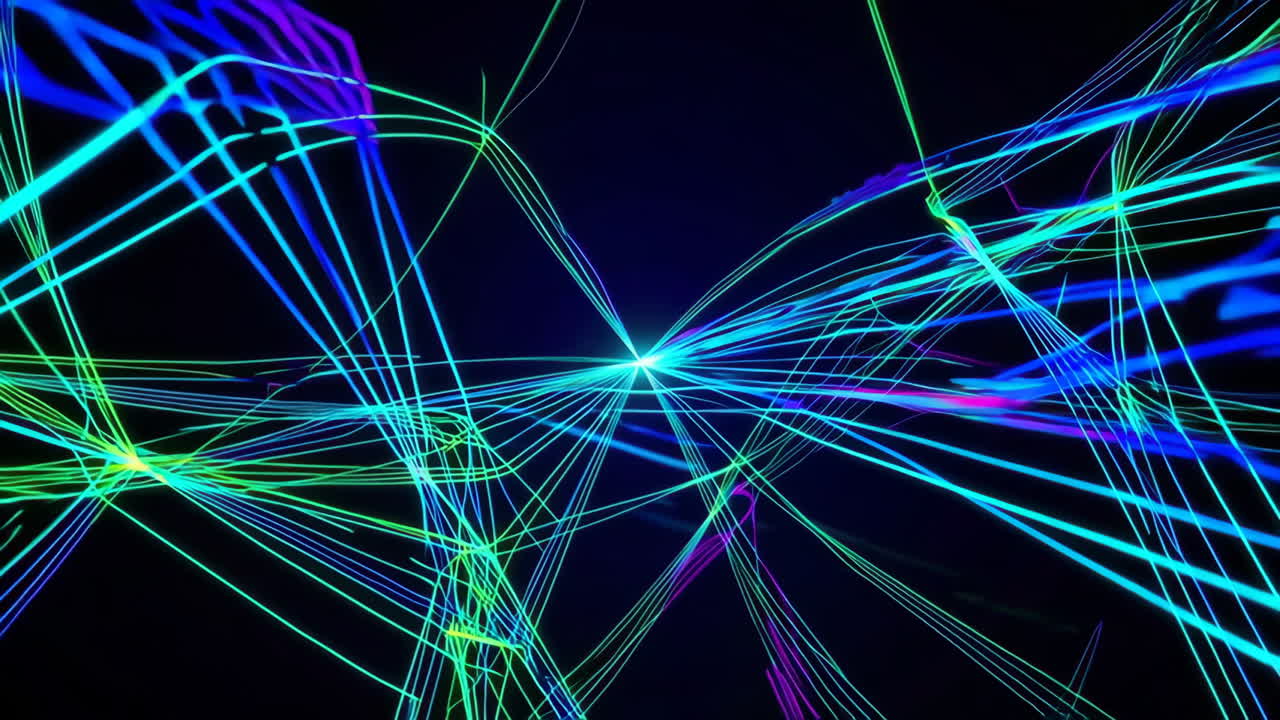 líneas brillantes abstractas