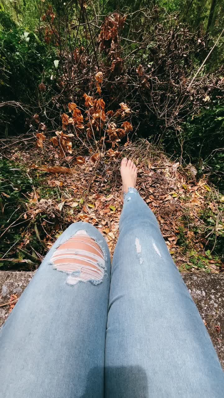 Relaxing in nature