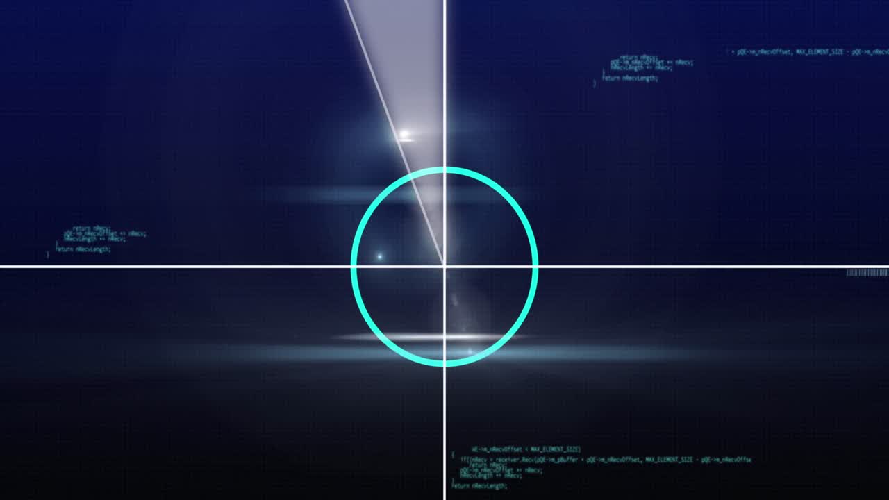 데이터 처리에 대한 범위 스캐닝의 애니메이션