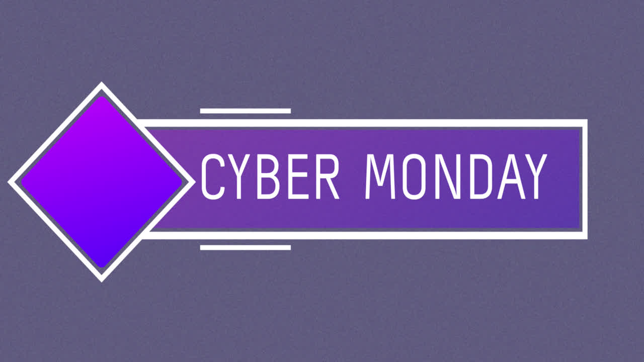 cyber lunes texto sobre boom y zap texto en burbujas de habla contra fondo púrpura