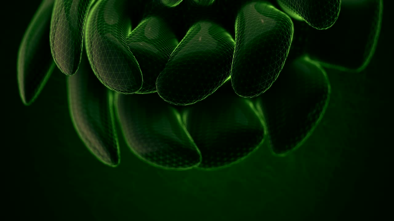 The background of moving 3d object - loopable stock video