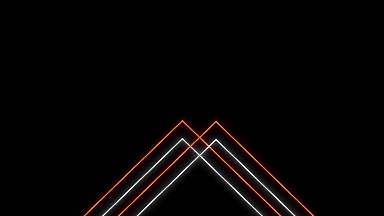 Geometric shapes on black background