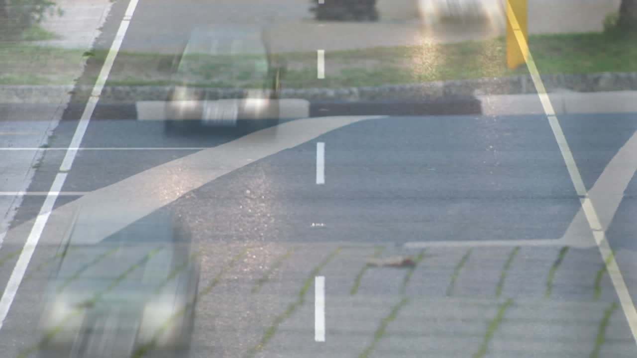 도시 도로 에서  ⁇ 비는 교통