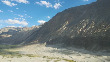 aerial view of sand dunes nubra valley, ladakh