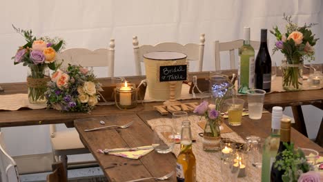 toma de un lugar de recepción de bodas