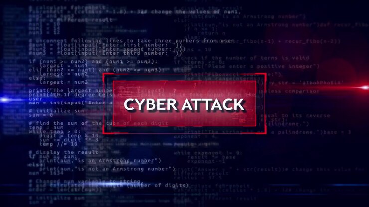 4k red warning alert system virus hack security breach computer hacking warning message hacked