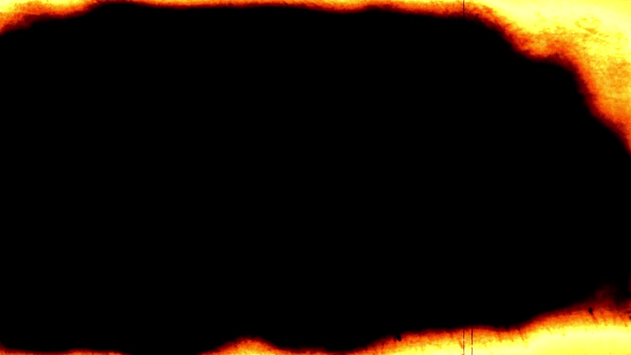 Vintage Film Burn Overlay with Glowing Edges