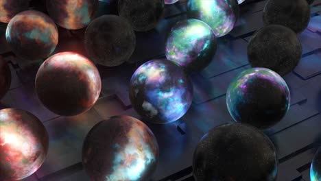 abstract cosmic spheres