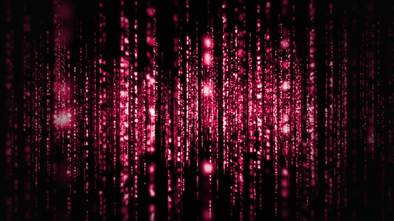 Pink lightning and glittery lights