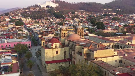 historic downtown on oaxaca city, mexico