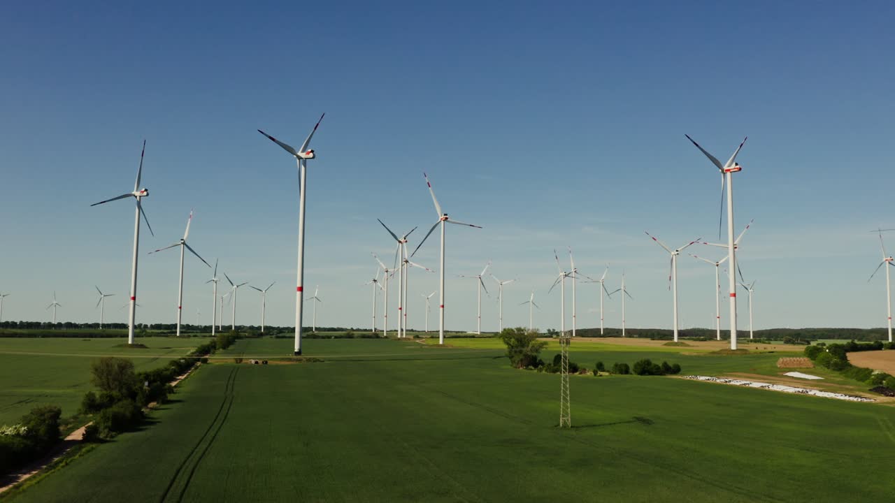 푸른 에 있는 풍력 발전소