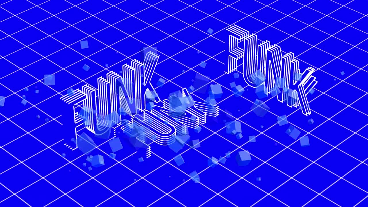 파란색 체크 된 배경 위에  ⁇ 크의 애니메이션